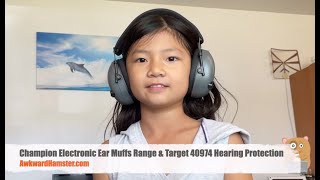 Champion Electronic Ear Muffs Range &amp; Target 40974 Hearing Protection
