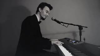 Video thumbnail of "Live Piano & Singing - Smile (Jimmy Durante)"