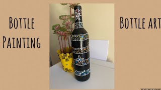 Bottle Art // Bottle Painting// Reuse Old Bottles