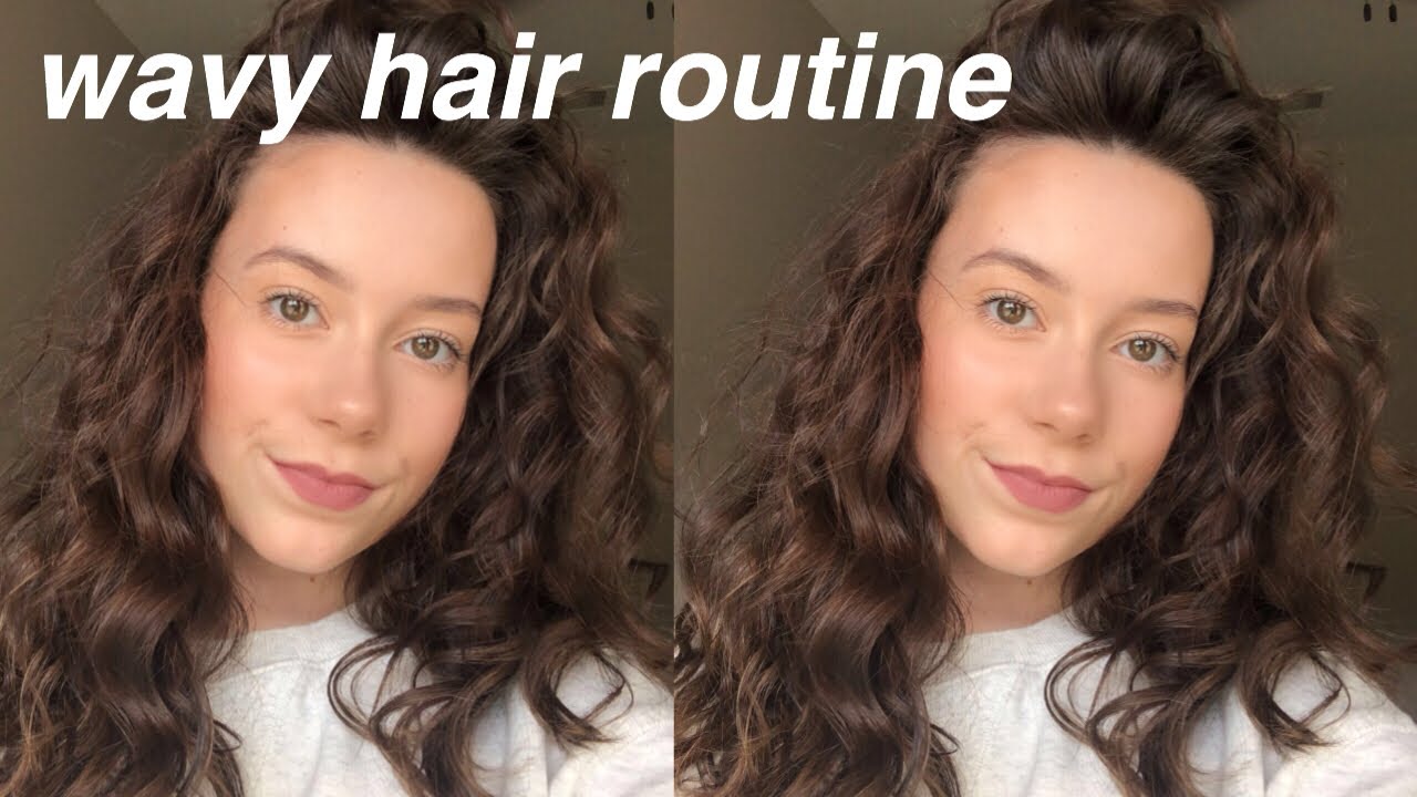 My Wavy Curly Hair Routine Affordable Youtube