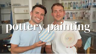 Pottery Painting & Brunch Dates 🤍 | Vlogust Day 10