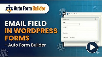 Email Field in WordPress Forms – Validation & Formatting Options (Auto Form Builder)