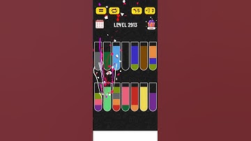 Water sort puzzle - Level 2913 #games #watersortpuzzle #puzzle #level2913 #watersort #gaming #level