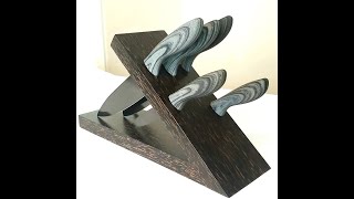 Making a modern knife block that adds value to your knives