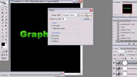 Animated Changing Text Color Photoshop Tutorial