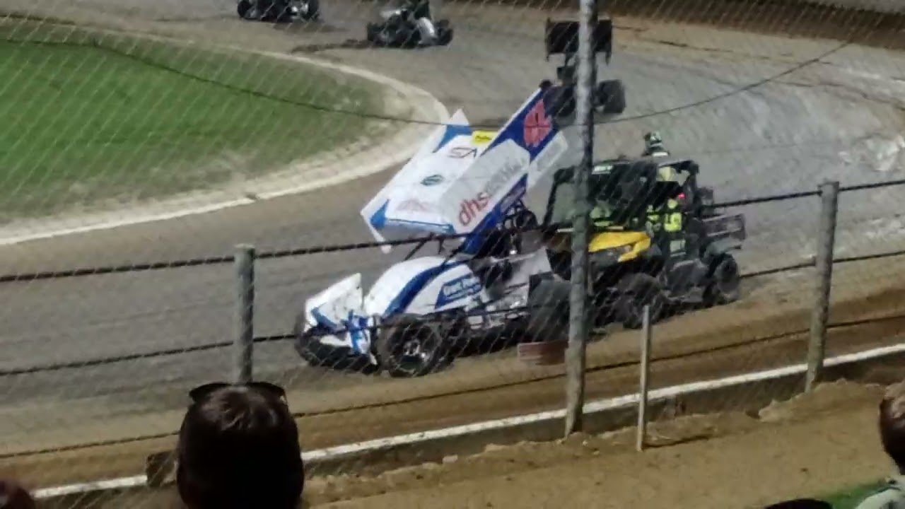 Ruapuna speedway sprintcar feature race 2026