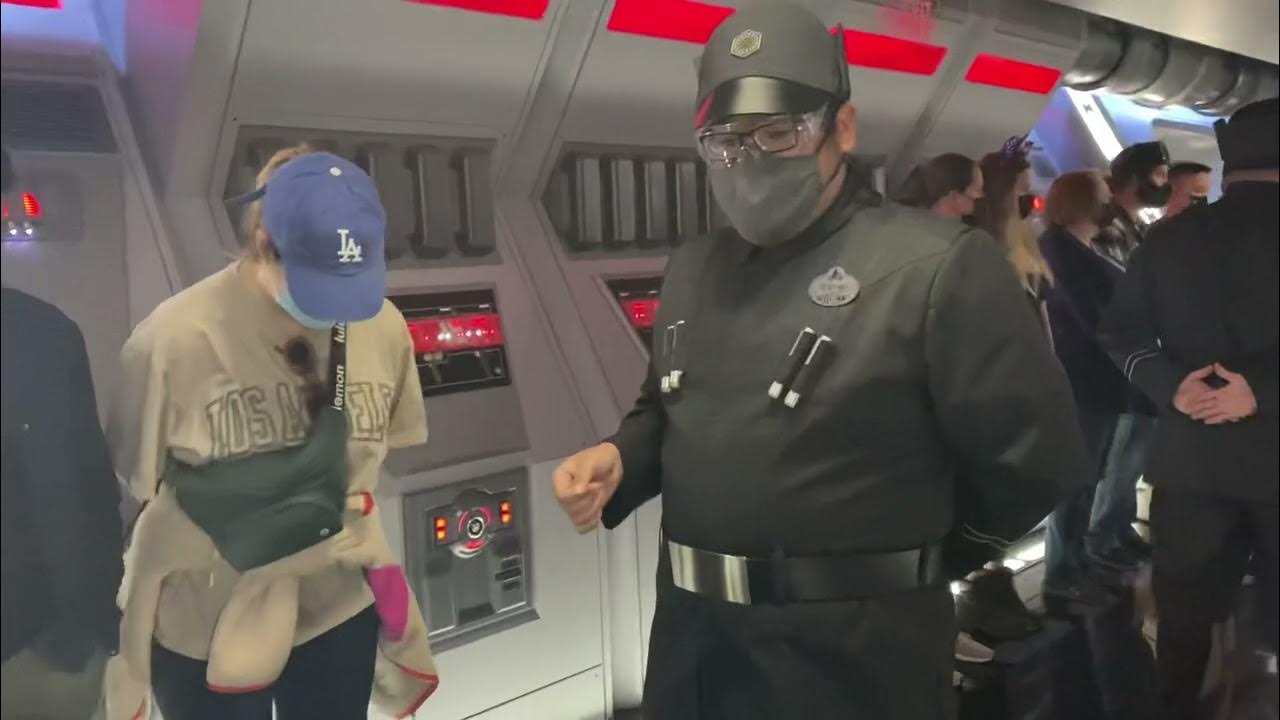 Trash compactor jokes to First Order officer YouTube