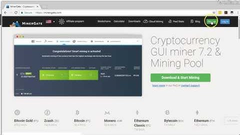 Minergate Quick Tutorial Getting Started with CryptoCurrency and Bitcoin
