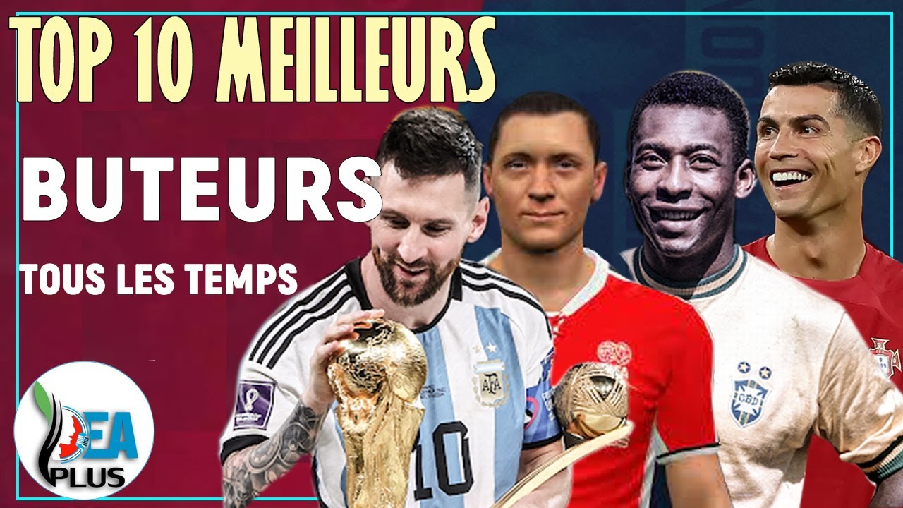 ⭐ TOP 10 DES MEILLEURS BUTEURS DE L'HISTOIRE DU FOOTBALL IDEAPLUS