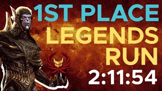 FIRST PLACE LEGENDS RUN - Full Recording (2:11:54) | Monthly EQ Sept 2023 (Echoes In Eternity)
