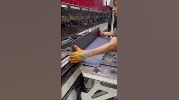 Cnc sac büküm makinesi ile merdiven basmağı bükme Stair tread bending with cnc sheet bending machine