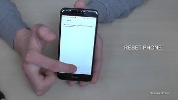 Huawei P8 Lite (2017): How to make a Factory Reset (Hardreset)? Software Version