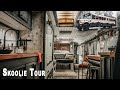 From a SKOOLIE into a HOME On Wheels all for 10000$ & 6 months work | Self Converted School Bus Tour
