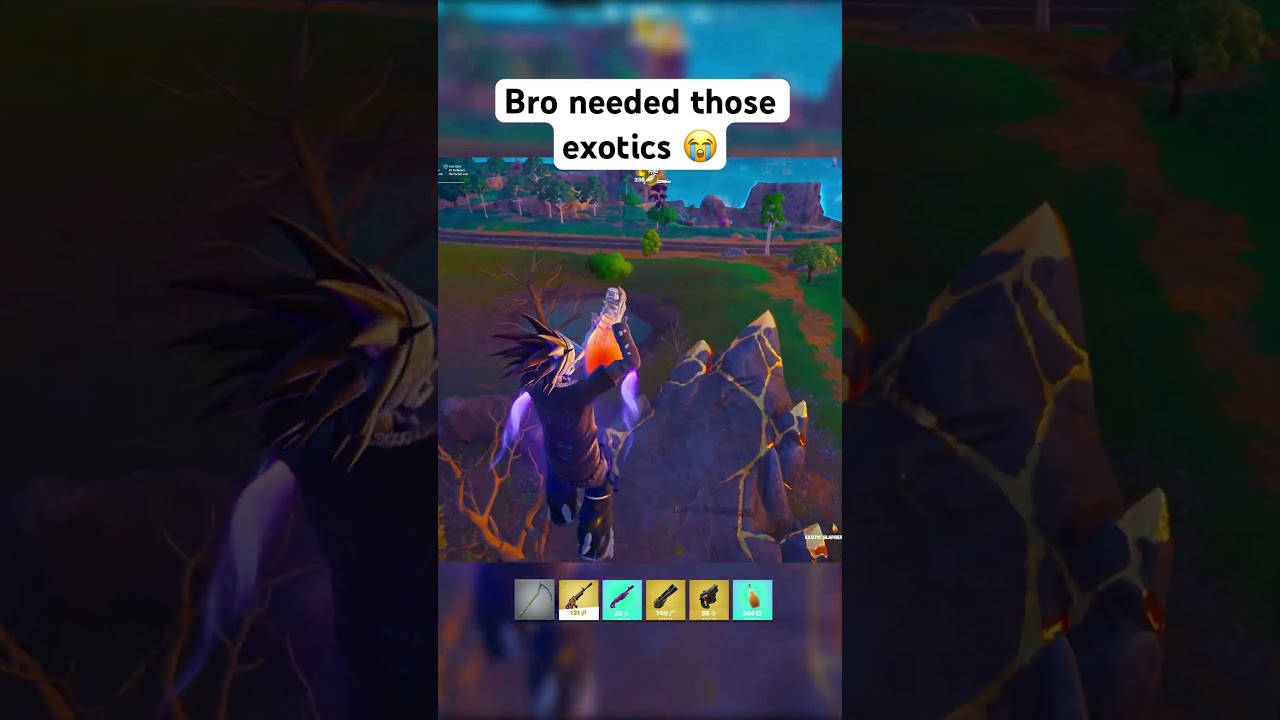 BRO NEEDED THOSE EXOTICS