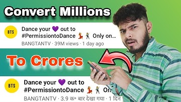 How to Change Million to Lakhs in Youtube Mobile| YouTube Views in Million Setting| YouTube Views