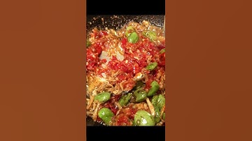 Sambal Pete teri nasi mantul