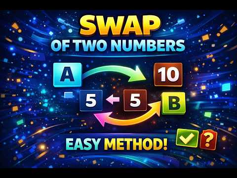 Swap Numbers in SECONDS Without Temp Variables