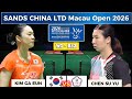 FIERCE BATTLE! Kim Ga Eun pushes Chen Su Yu to the absolute limit | Macau Open 2026 R32