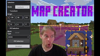 Trying out the Minecraft map editor, after that, maybe some Single player? World building ideas?