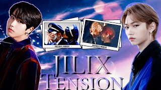 ➛Jilix Tension 👀💙🔥 -사랑- Kiss??🦋✨