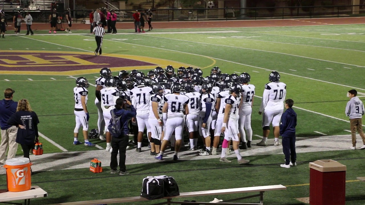 Faith Lutheran Varsity Football Shadow Ridge High School Team Fire Up