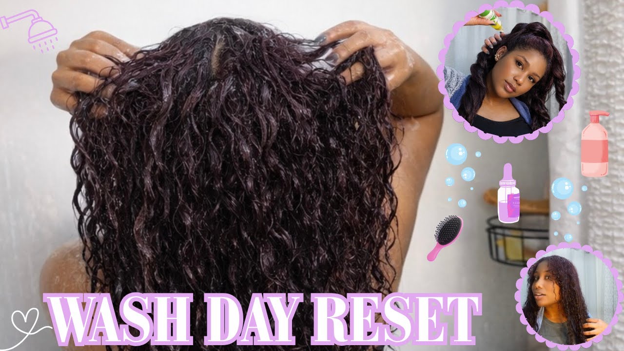 Healthy 3B/3C Hair Starts Here 💕 My Full Wash Day Routine