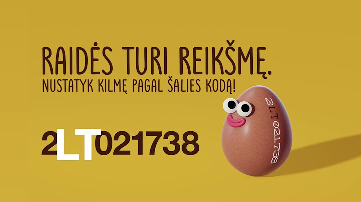 Raidės turi reikšmę. Nustatyk kilmę pagal šalies kodą!
