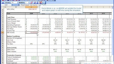 How to Run a Simulation in @RISK