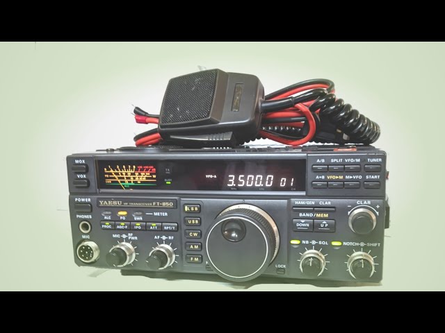RADIO YAESU FT 850 HF - YouTube