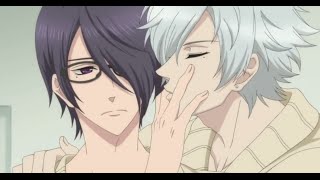 Brothers Conflict - Tsubaki try to kiss Azusa funny scene