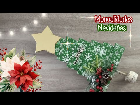Beautiful Christmas crafts made with recycled materials! You can't miss them!!! They're cute and ...