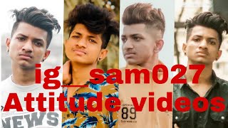 🔥ig sam027 new Instagram reels 🔥Boys killer attitude power ig sam027 fight scene attitude reels