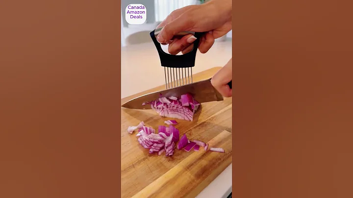 Onion Slicer Holder: Precision Slicing for Onions, Tomatoes & More! #amazonfinds