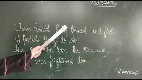 English Literature | Both Afraid ( Poem)| Class II