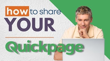 How to Share Your Quickpage
