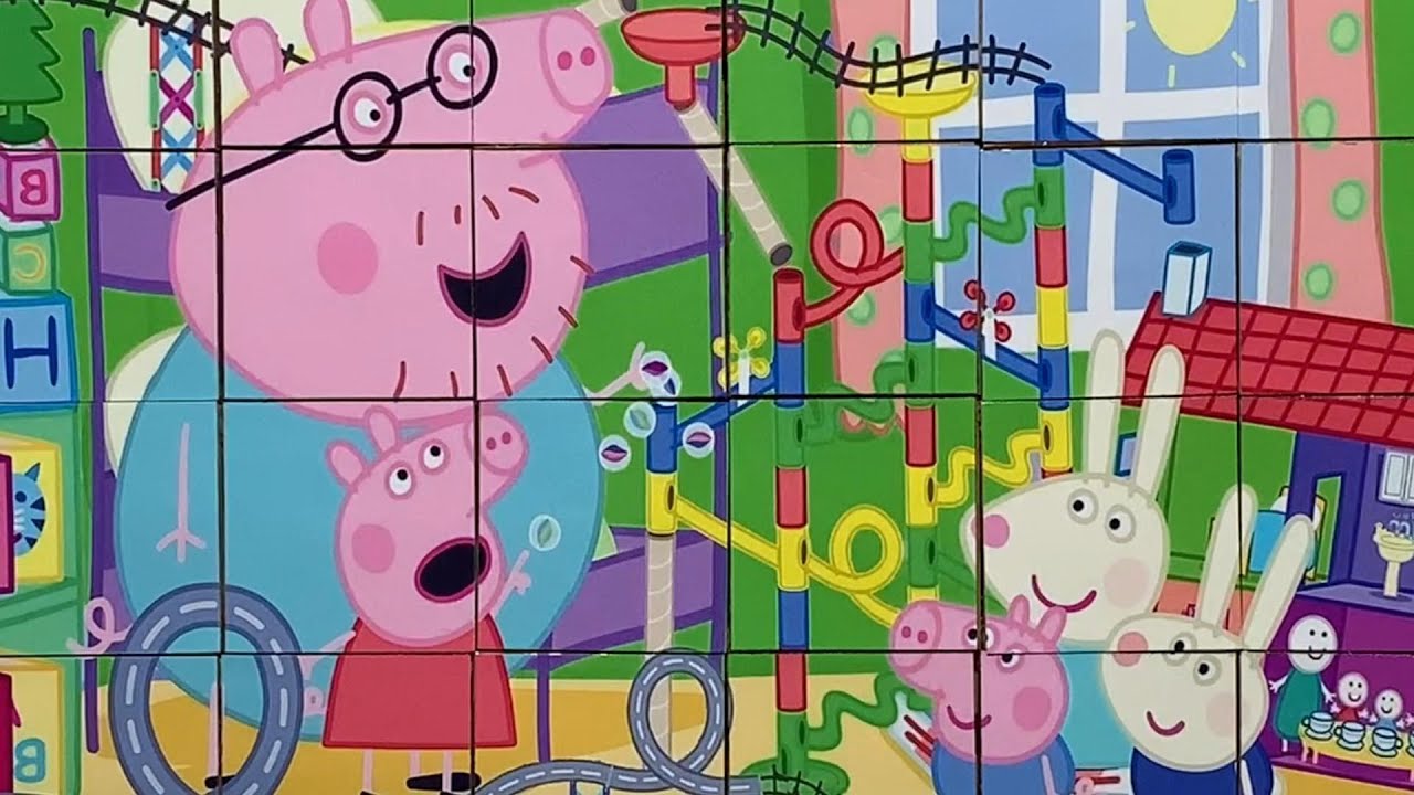 The Biggest Marble Run Challenge with Peppa Pig Peppa Pig Puzzle for kids and for fun YouTube