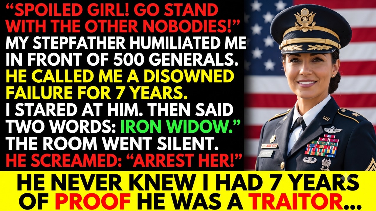 The microphone was still in his hand when my stepfather laughed at me from the stage in front of hundreds of officers. “Tell the generals her call sign, spoiled girl.” He thought I was a nobody...