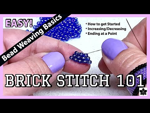 Video: How To Weave With A Brick Stitch