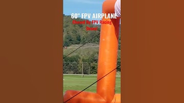 MEGA 60" FPV Planes ✈️ chased by Dji Drone #shorts #short #reels #reel #fpv #plane #drone #rc #chase