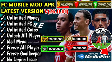 FC Mobile Mod Menu V26.0.01 Unlimited FC & Money | FC Mobile Mod APK Latest Version 
