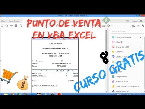 Ticket de Venta en Excel - Sesión 8. Punto de Venta en VBA.