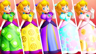 Princess Peach: Showtime! - All Dresses & Ribbons Showcase