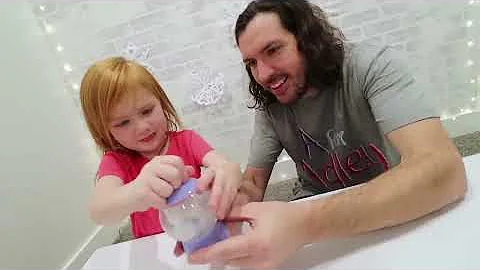 FROZEN 2 how to make SNOW!! Adley finds hidden Dis...