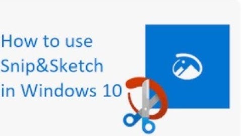 Snip & Sketch in windows and the shortcut key to it.