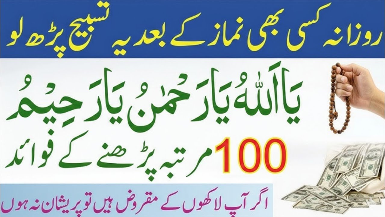 Ya Allah Ya Rehman Ya Raheem Ya Kareem | Dil Ko Sukoon Dene Wala Taqatwar Zikr