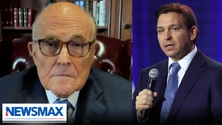 Rudy Giuliani reacts to DeSantis' 'awfully bumpy' announcement