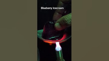 1000°C Red Hot Spoon Vs Blueberry Icecream 🫐 Reaction #experiment #reels #shorts #asmr #reel