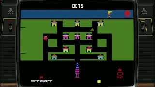 Celebrity Blue Print (Atari 2600 Gameplay) – Classic Maze Building Challenge by CBS Electronics Wealth