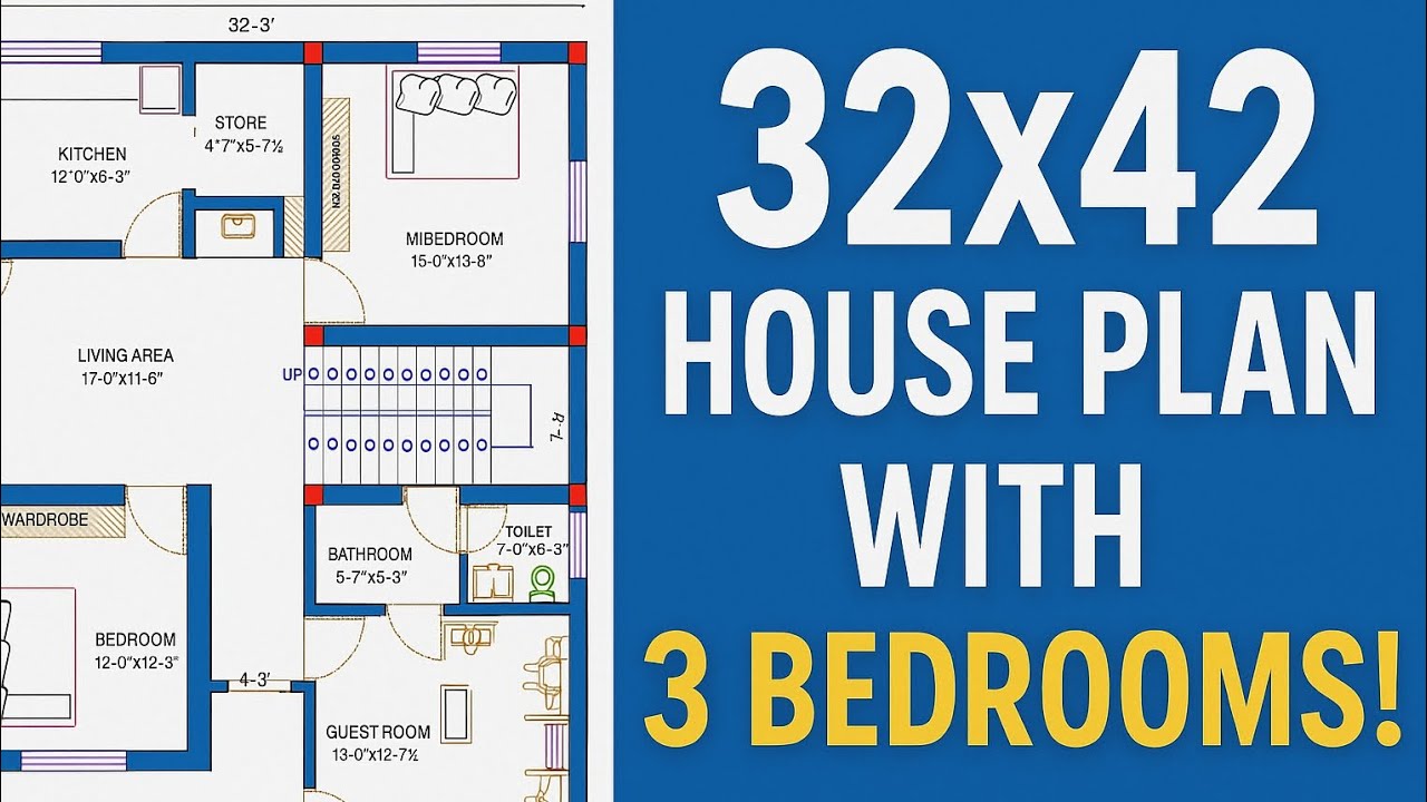 Perfect Family Home: 2 Bedroom House Plan with Guest & Temple Area | Civilan Zone |