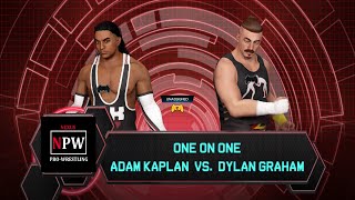 Adam Kaplan Vs. Dylan Graham Singles Match